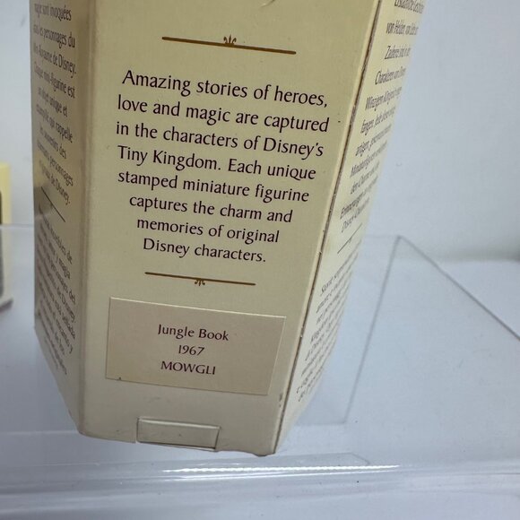 Disney Tiny Kingdom Jungle Book 1967 Mowgli Figurine In Original Box - Picture 3 of 6